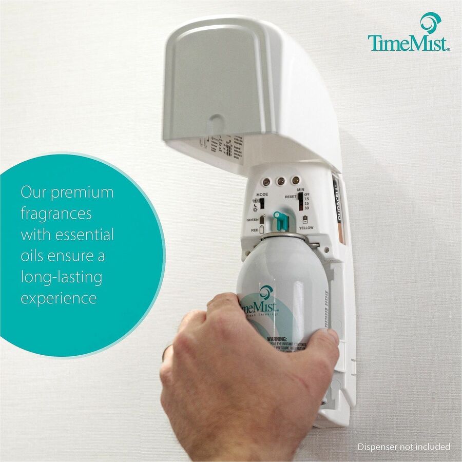 TimeMist Metered 30-Day Mango Scent Air Freshener Refill, Spray, 6.6 fl oz, Covers 6000 ft³, 1 Each