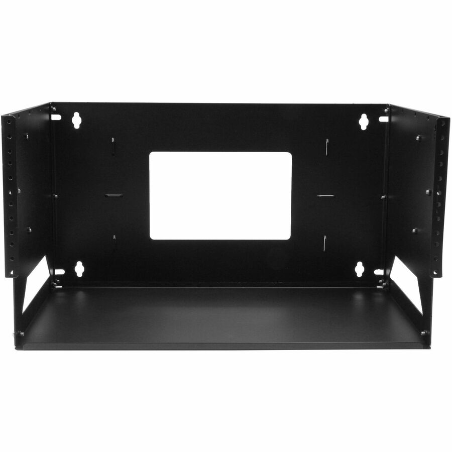StarTech.com Wall-Mount Server Rack with Built-in Shelf - Solid Steel - 4U