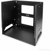 StarTech.com Wall-Mount Server Rack with Built-in Shelf - Solid Steel - 8U