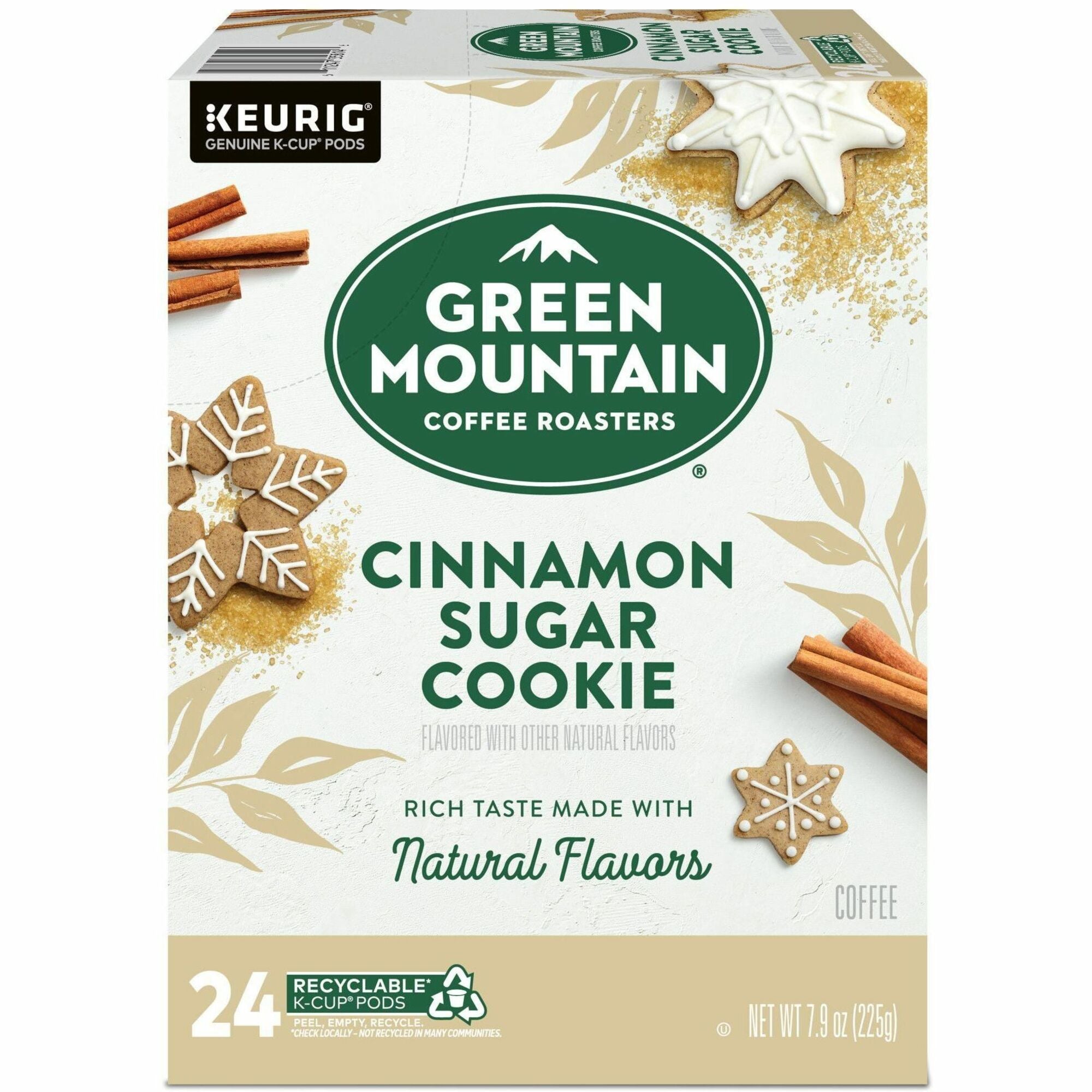 Compatible with Keurig Brewer - Regular - Light - K-Cup, Pod - Cinnamon Sugar Cookie - Kosher - 24 / Pack