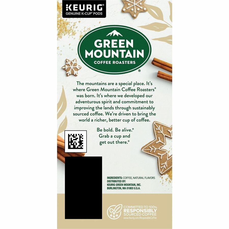 Compatible with Keurig Brewer - Regular - Light - K-Cup, Pod - Cinnamon Sugar Cookie - Kosher - 24 / Pack