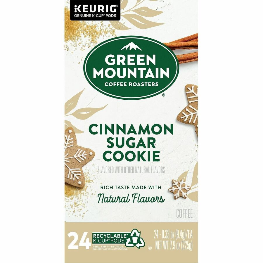Compatible with Keurig Brewer - Regular - Light - K-Cup, Pod - Cinnamon Sugar Cookie - Kosher - 24 / Pack