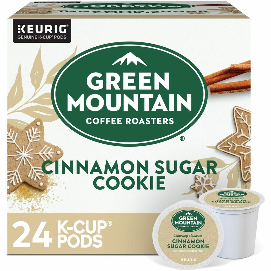 Compatible with Keurig Brewer - Regular - Light - K-Cup, Pod - Cinnamon Sugar Cookie - Kosher - 24 / Pack