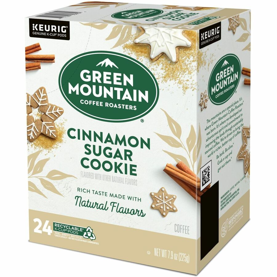 Compatible with Keurig Brewer - Regular - Light - K-Cup, Pod - Cinnamon Sugar Cookie - Kosher - 24 / Pack