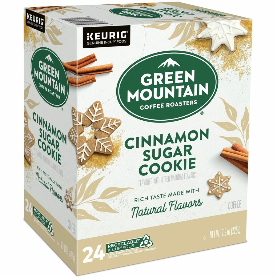 Compatible with Keurig Brewer - Regular - Light - K-Cup, Pod - Cinnamon Sugar Cookie - Kosher - 24 / Pack