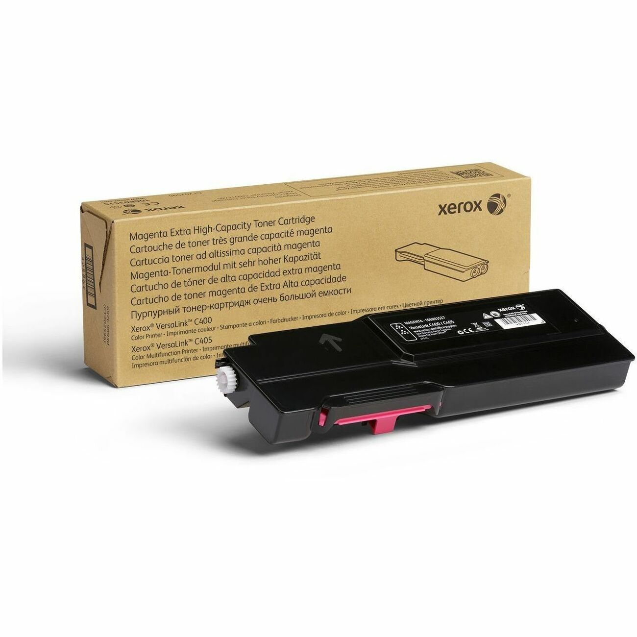 Xerox Original Extra High Yield Laser Toner Cartridge, Magenta, 8000 Pages, 1 Each