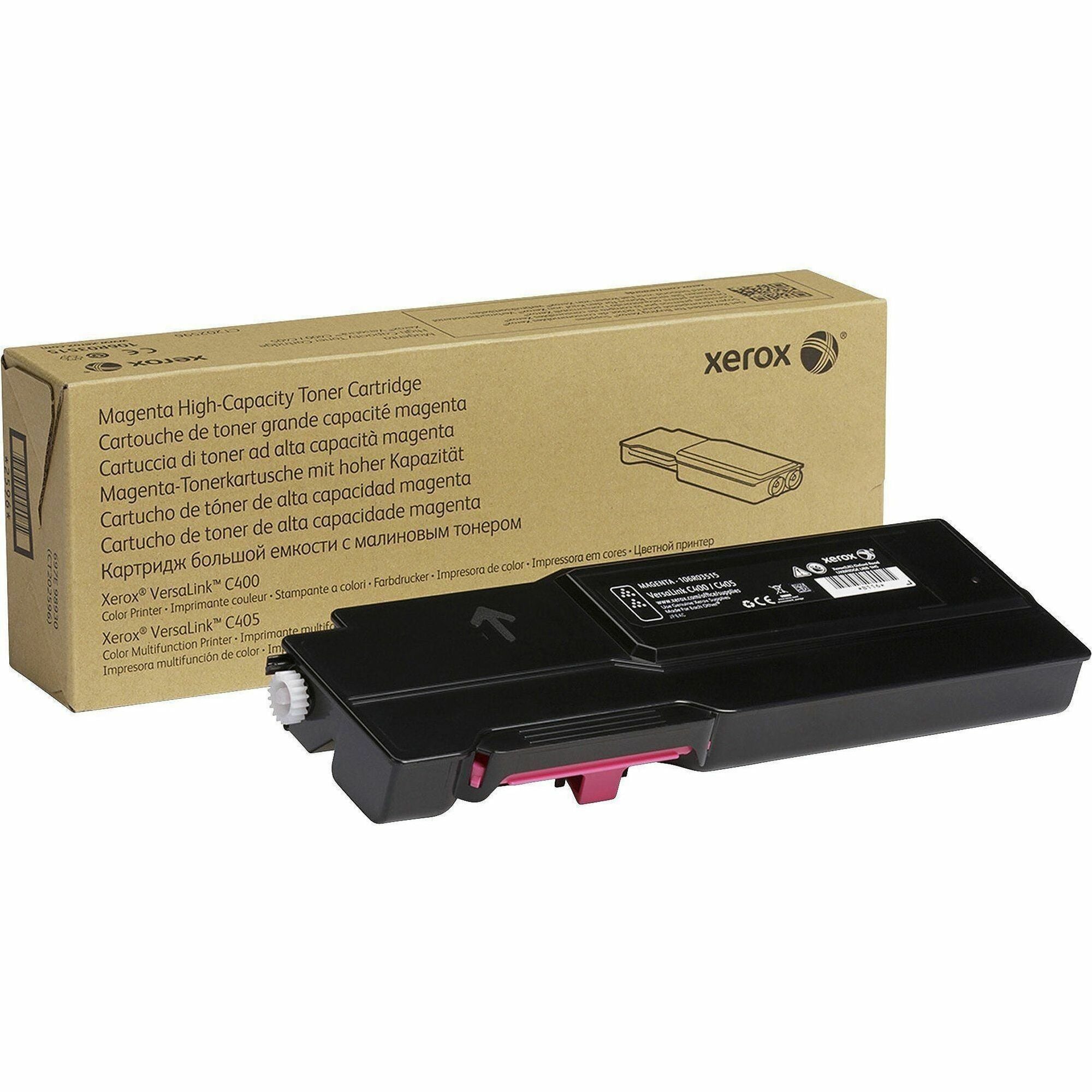 Xerox Original High Yield Laser Toner Cartridge, Magenta, 1 Each, 4800 Page Yield