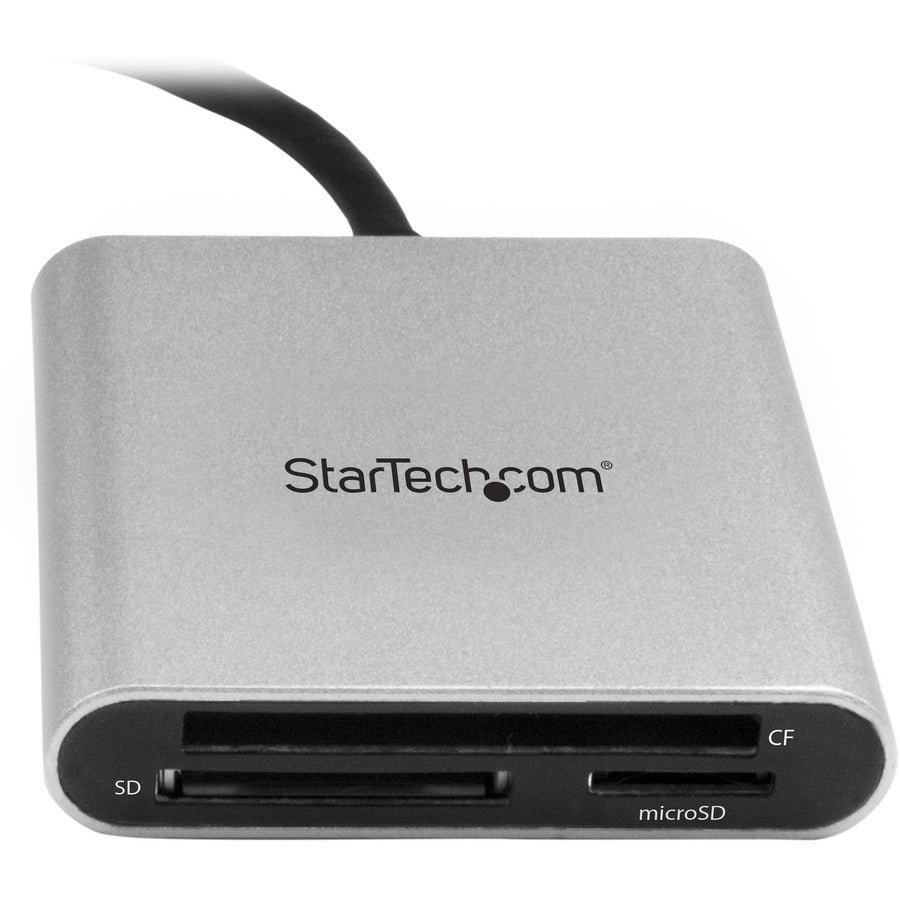 StarTech.com Flash Reader, USB Type-C, External, Supports SD, microSD, MMC, SDHC, SDXC, microSDHC, microSDXC, CompactFlash Type I & II, 1 Each