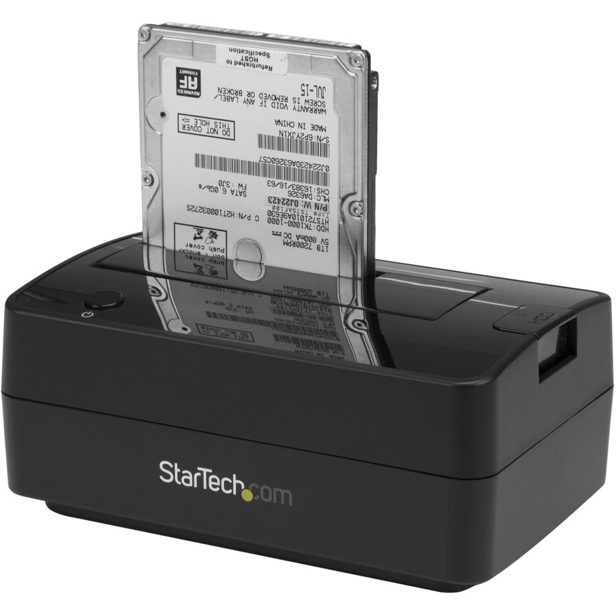 StarTech.com Drive Dock SATA/600 - USB 3.1 Type B, eSATA Host Interface - UASP Support External - Black