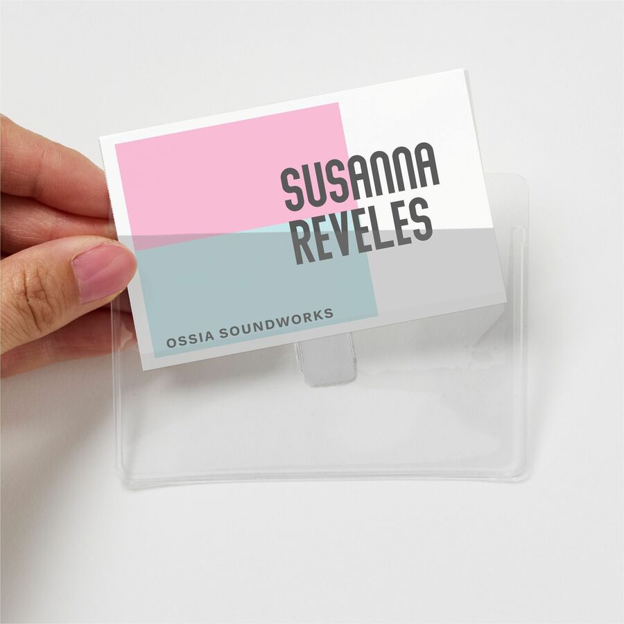 Avery&reg; Laser/Inkjet Badge Insert Refills - x 3" Width x 4" Length - Insert - Inkjet, Laser - White - Card Stock - 6 / Sheet - 50 Total Sheets - 300 Total Label(s) - 300 / Box