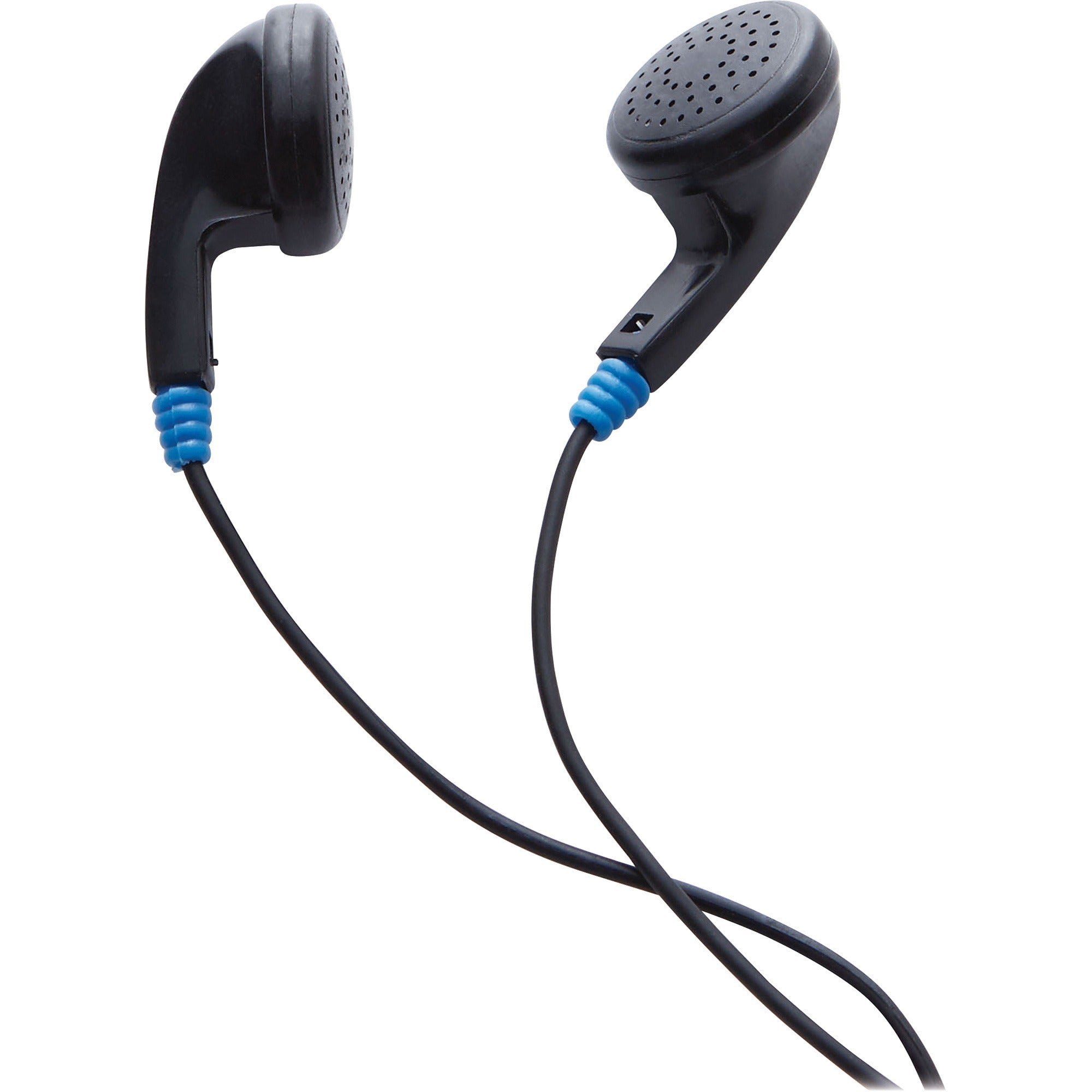 Stereo - Mini-phone (3.5mm) - Wired - Earbud - Binaural - Black - 1 Each