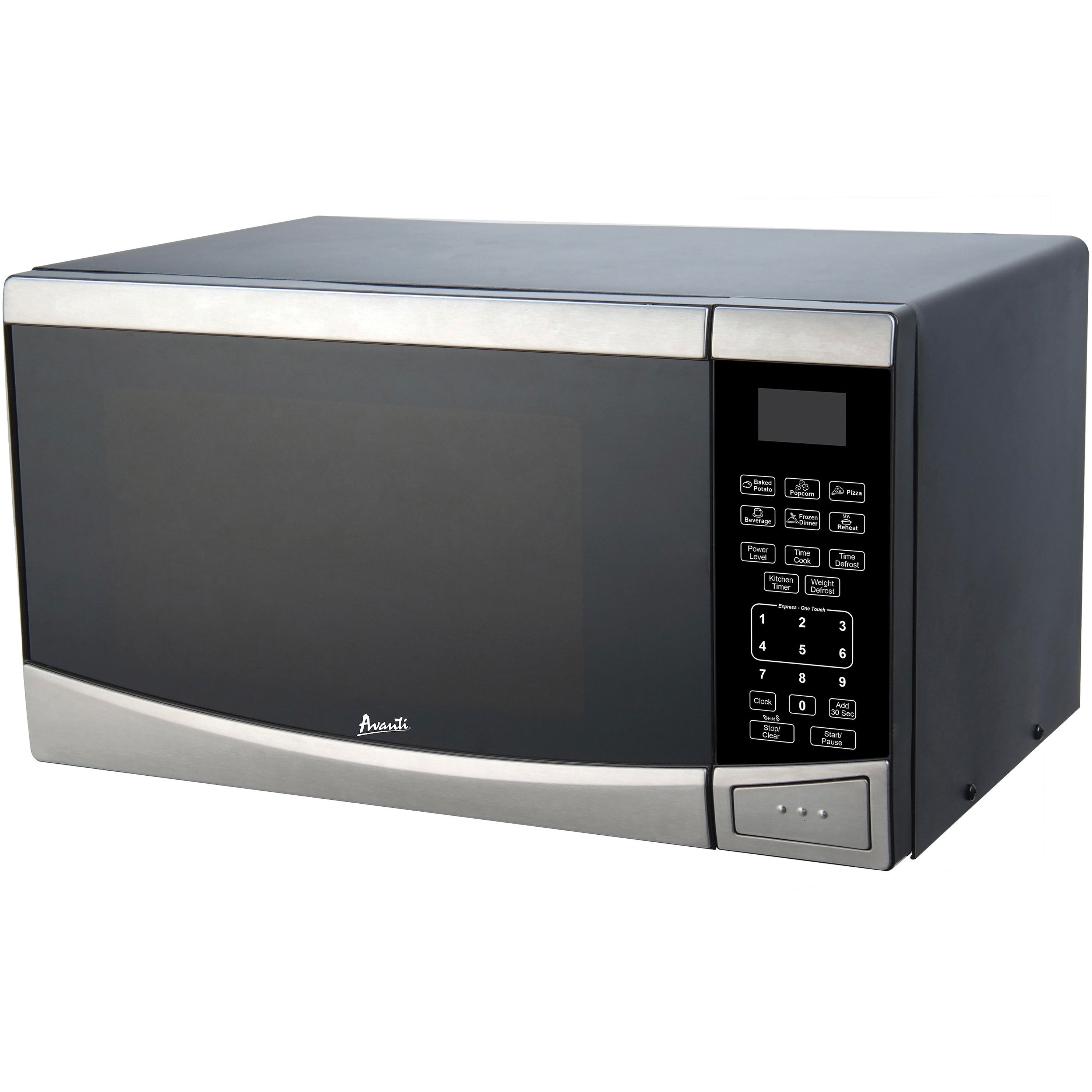 Single - 19" Width - 0.9 ft³ Capacity - Microwave - 10 Power Levels - 900 W Microwave Power - 120 V AC - Countertop - Stainless Steel