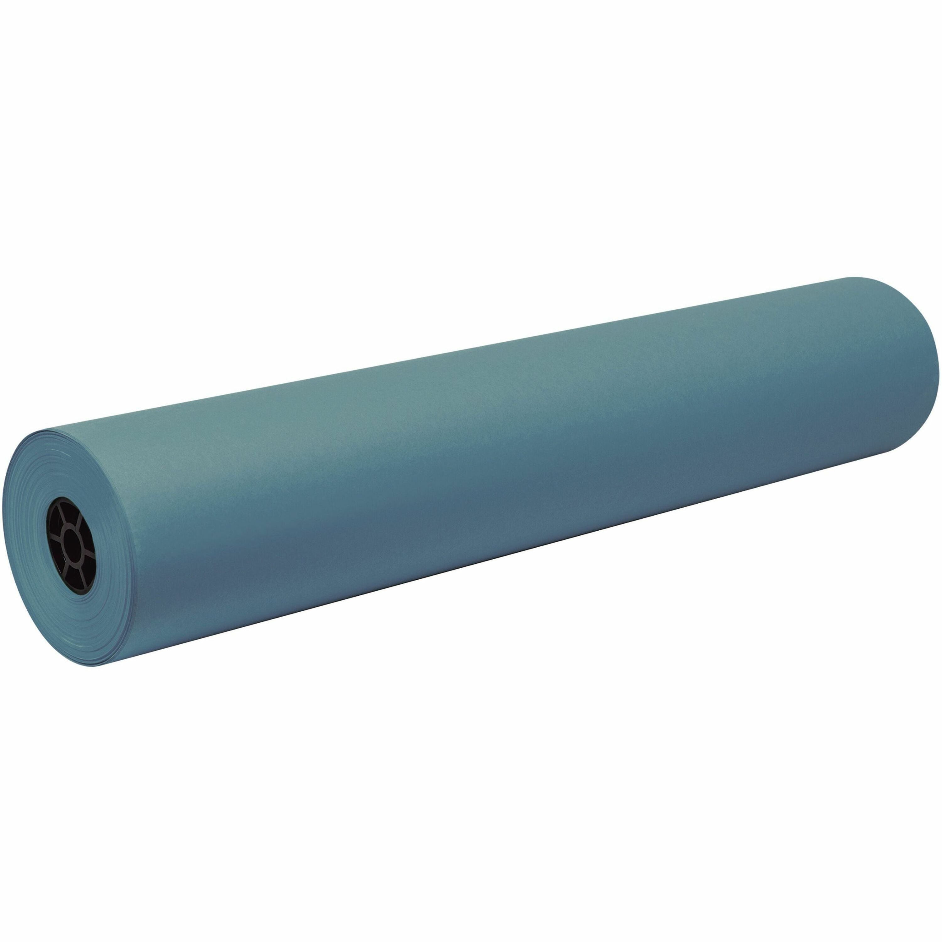 Art Project, Mural, Collage, Bulletin Board - 7.13" Height x 36" Width x 1000 ft Length - Sky Blue - Sulphite - 1 Roll