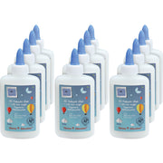 Sparco Washable School Glue, 4 fl oz, White, 12/Box