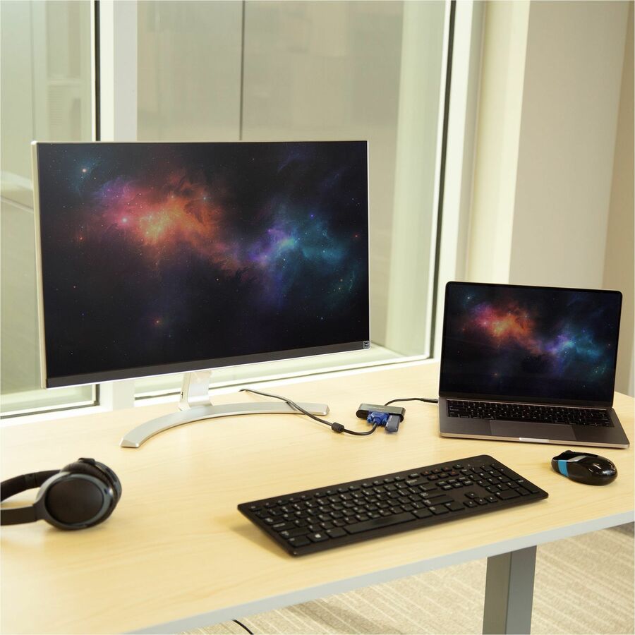 StarTech.com USB-C to VGA Multifunction Adapter with Power Delivery and USB-A Port