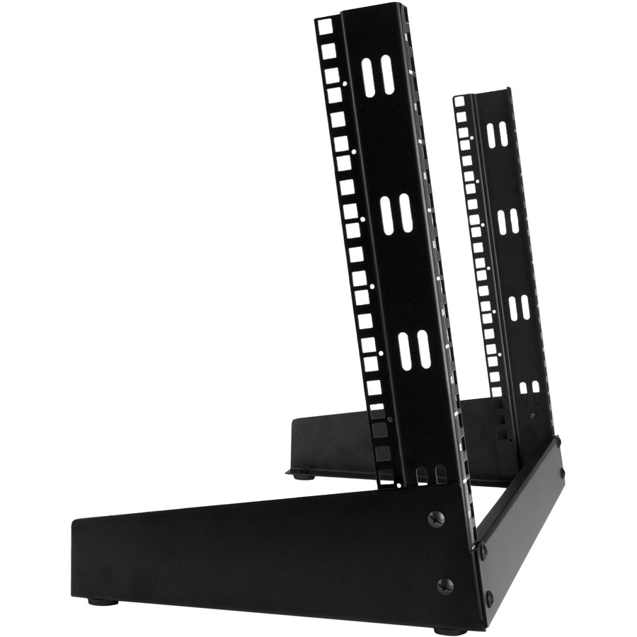 StarTech.com 8U Desktop Rack - 2-Post Open Frame Rack - 19in Open Frame Desktop Rack - 8U