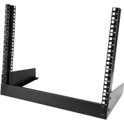 StarTech.com 8U Desktop Rack - 2-Post Open Frame Rack - 19in Open Frame Desktop Rack - 8U
