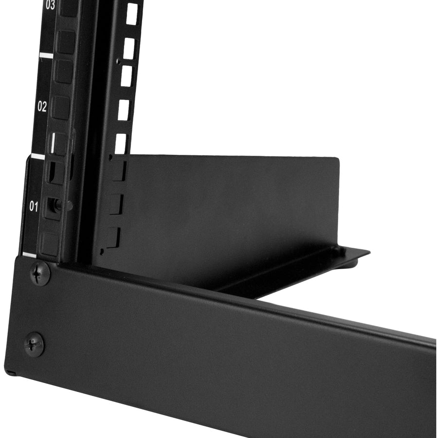 StarTech.com 8U Desktop Rack - 2-Post Open Frame Rack - 19in Open Frame Desktop Rack - 8U