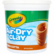 Crayola Air-Dry Clay, Terra Cotta, 5 lb, 1 Each