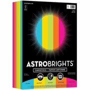 8 1/2" x 11" - High-impact, Durable, Printable, Acid-free, Lignin-free - Lunar Blue, Solar Yellow, Terra Green, Cosmic Orange, Fireball Fuchsia - 250 / Pack