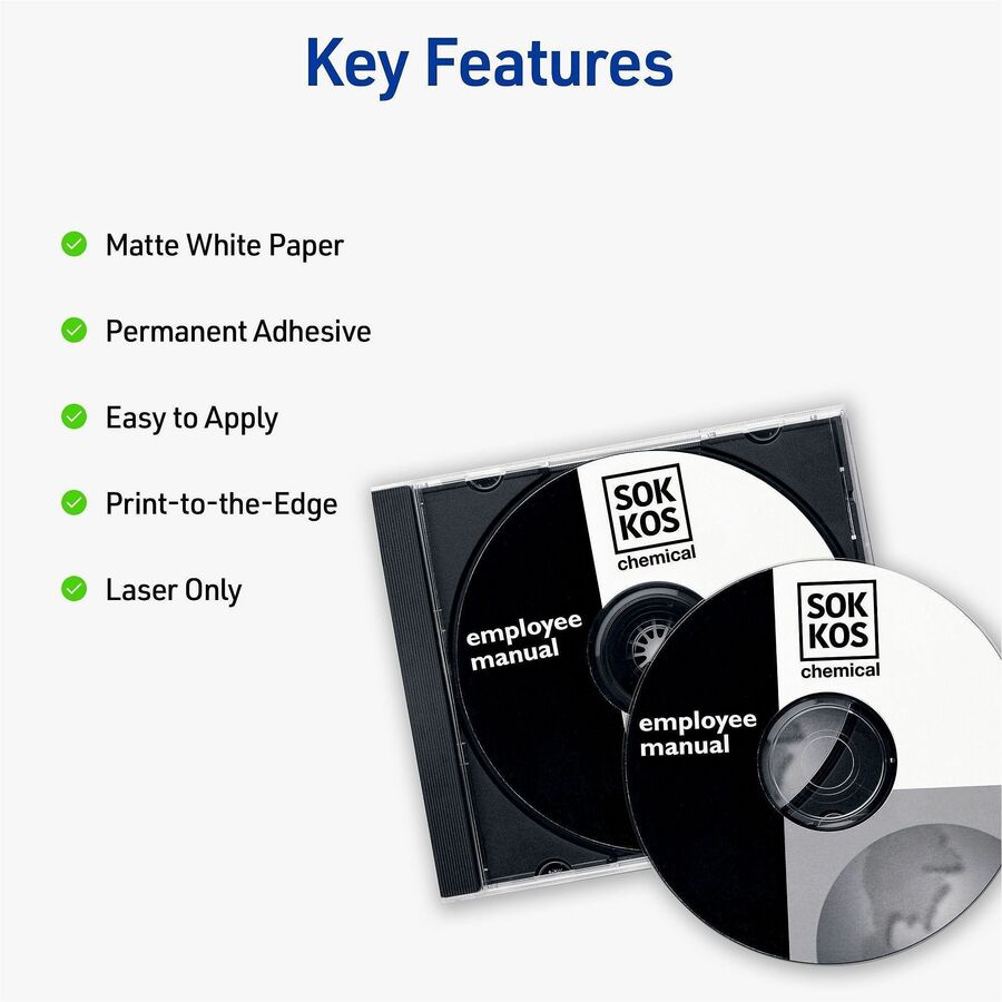 - HeightPermanent Adhesive - Laser - Matte - Matte White - Paper - Peel-off, Wrinkle-free, Customizable, Print-to-the Edge, Smudge Resistant, Smear Resistant - 2 / Sheet - 125 Total Sheets - 250 Total Label(s) - 250 / Pack