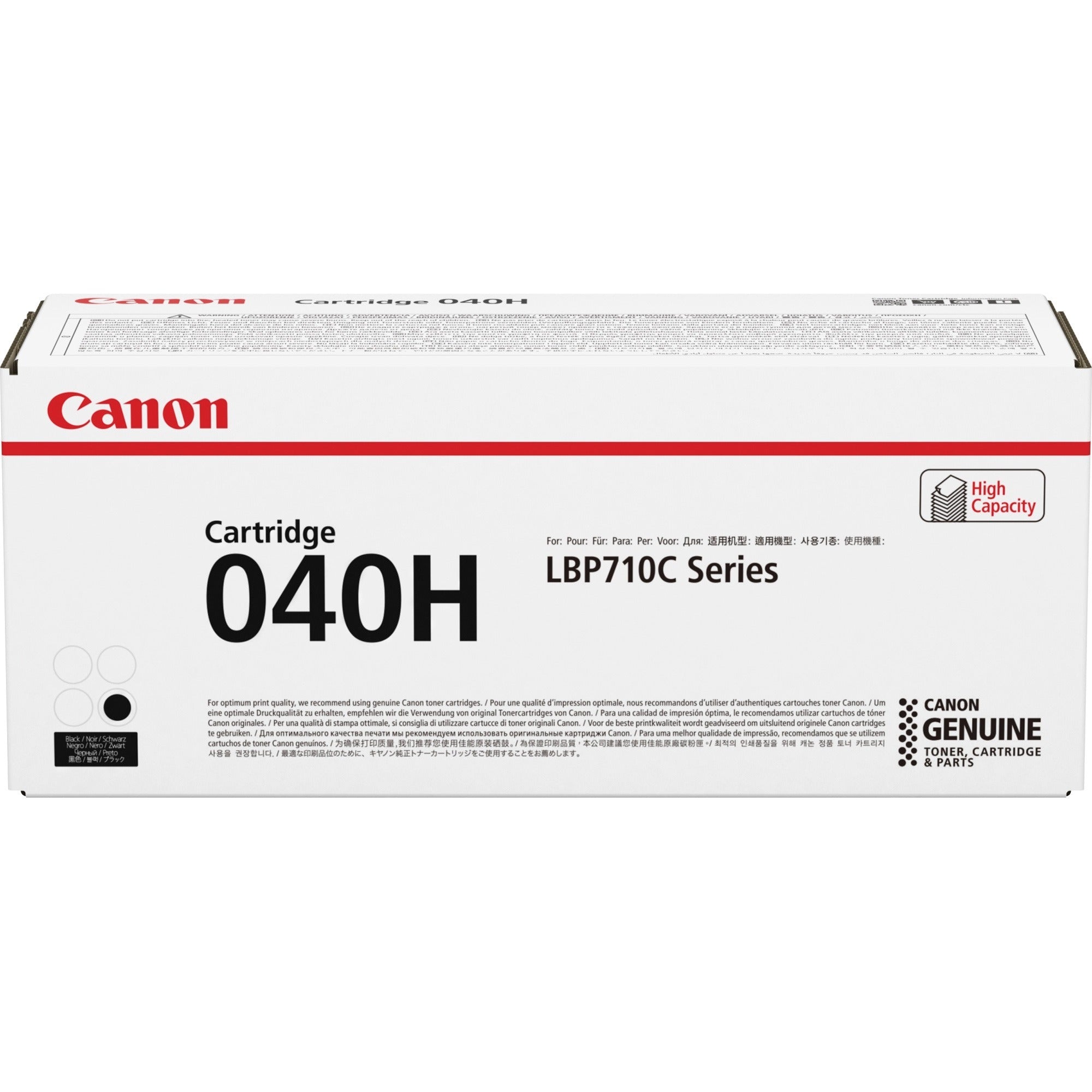 Canon Original High Yield Laser Toner Cartridge - Black - 1 Each