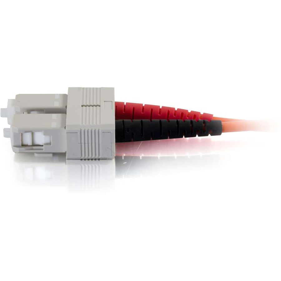 C2G Duplex Fiber Patch Cable - 6.56 ft Fiber Optic Network Cable - First End: 2 x SC Network - Male - Second End: 2 x SC Network - Male - Patch Cable - Orange - 1 Each
