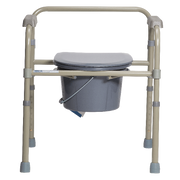 Folding Bedside Commode, Single, 1 Quantity per Box