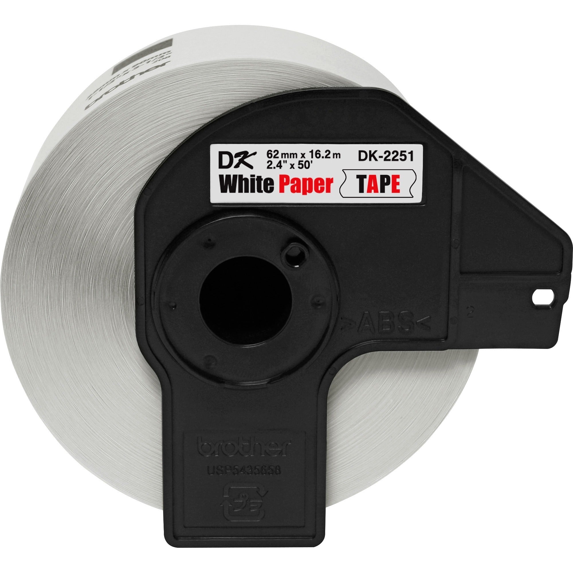 2 2/5" Width - White - Paper - 1 Roll