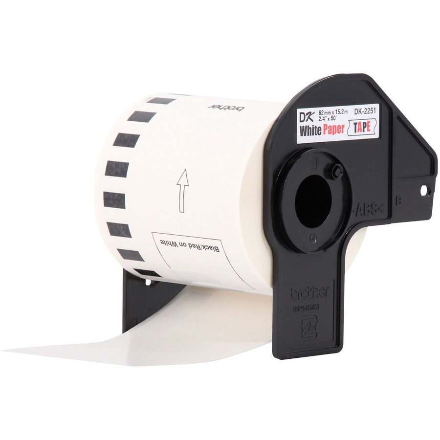 2 2/5" Width - White - Paper - 1 Roll