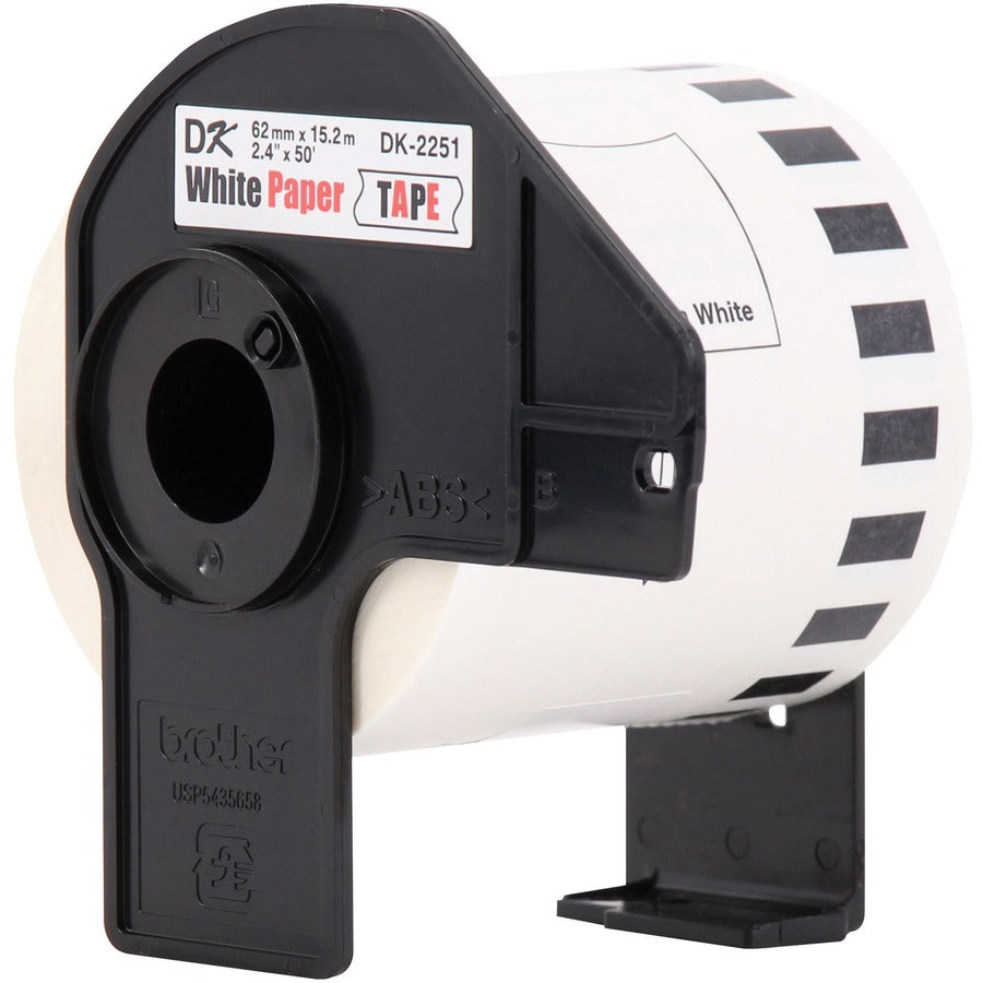 2 2/5" Width - White - Paper - 1 Roll