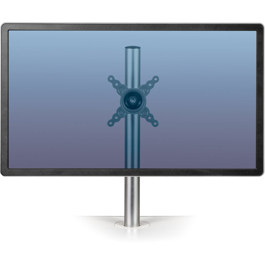 Fellowes Lotus Single Monitor Arm Kit, Silver, Supports 1 Display up to 27", 17 lb Load Capacity, 1 Each