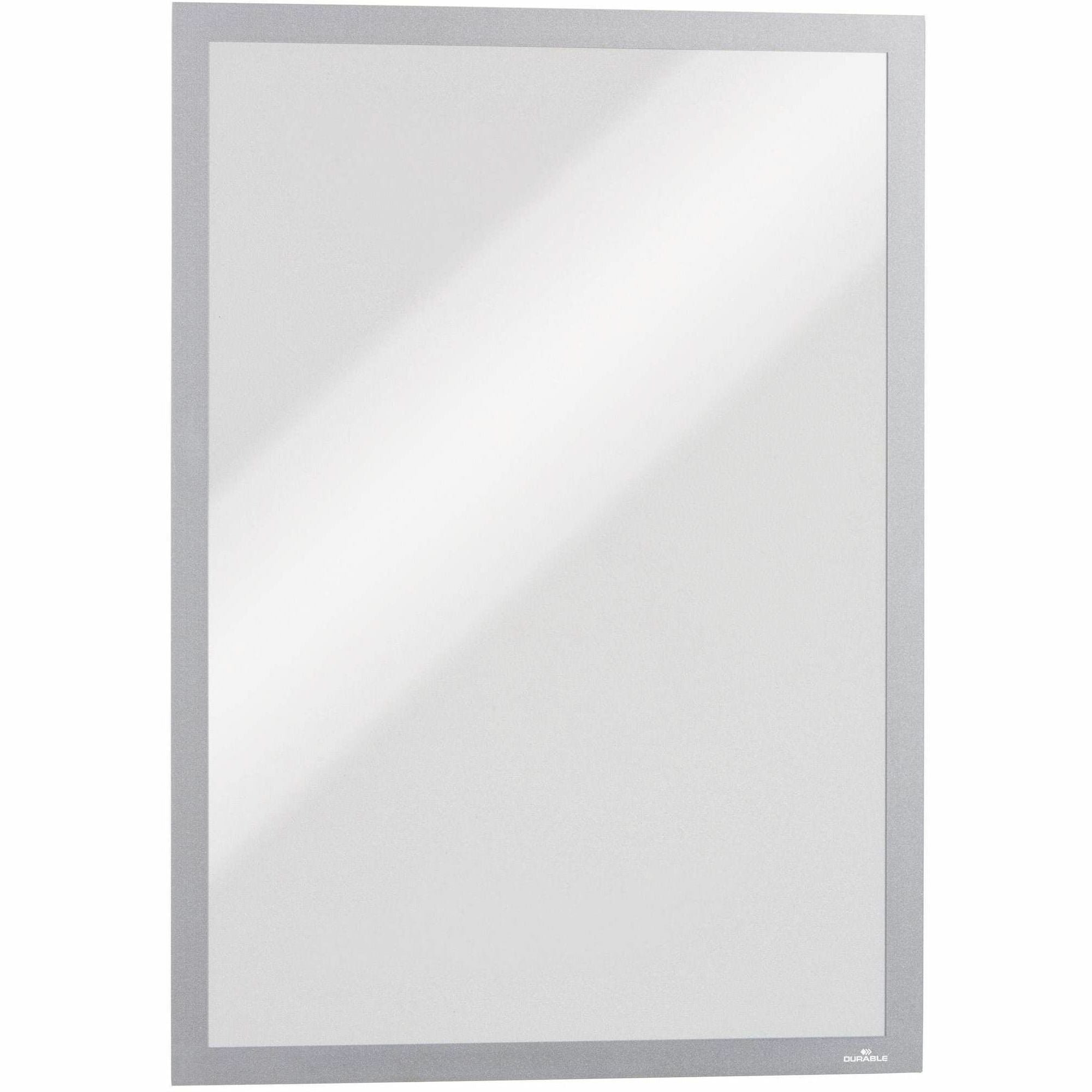 11" x 17" Frame Size - Rectangle - Horizontal, Vertical - Dual-sided, Magnetic, Self-adhesive - Silver - 2 / Pack