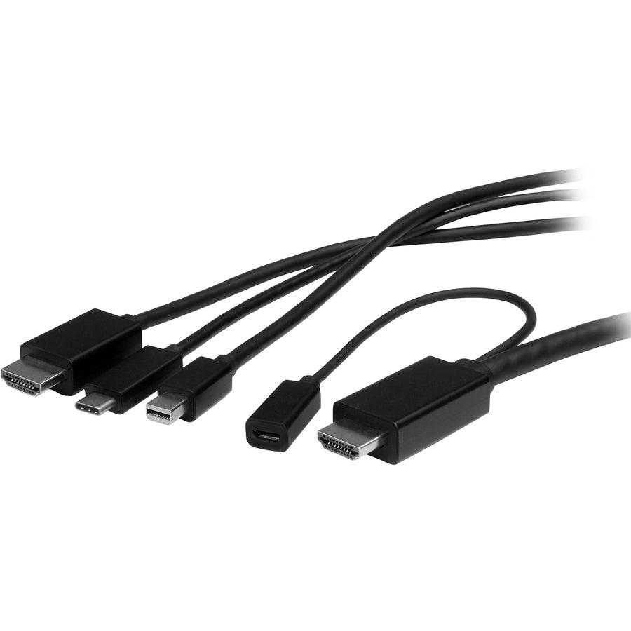 StarTech.com 2m USB-C, HDMI or mDP to HDMI Converter Cable