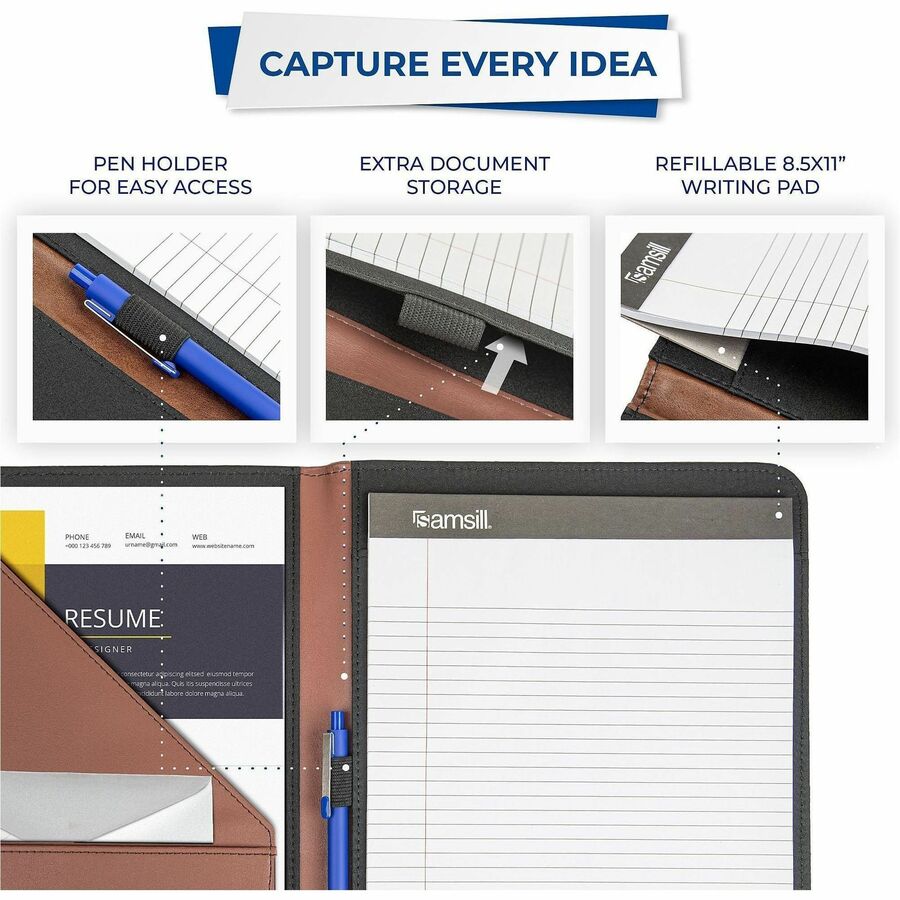 Samsill Letter Pad Folio
