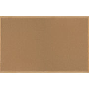 Bi-office Oak Frame Cork Bulletin Board, 48" x 72", Natural Cork Surface, Oak MDF Frame, Self-healing, Durable, Resilient, Environmentally Friendly, 1 Each