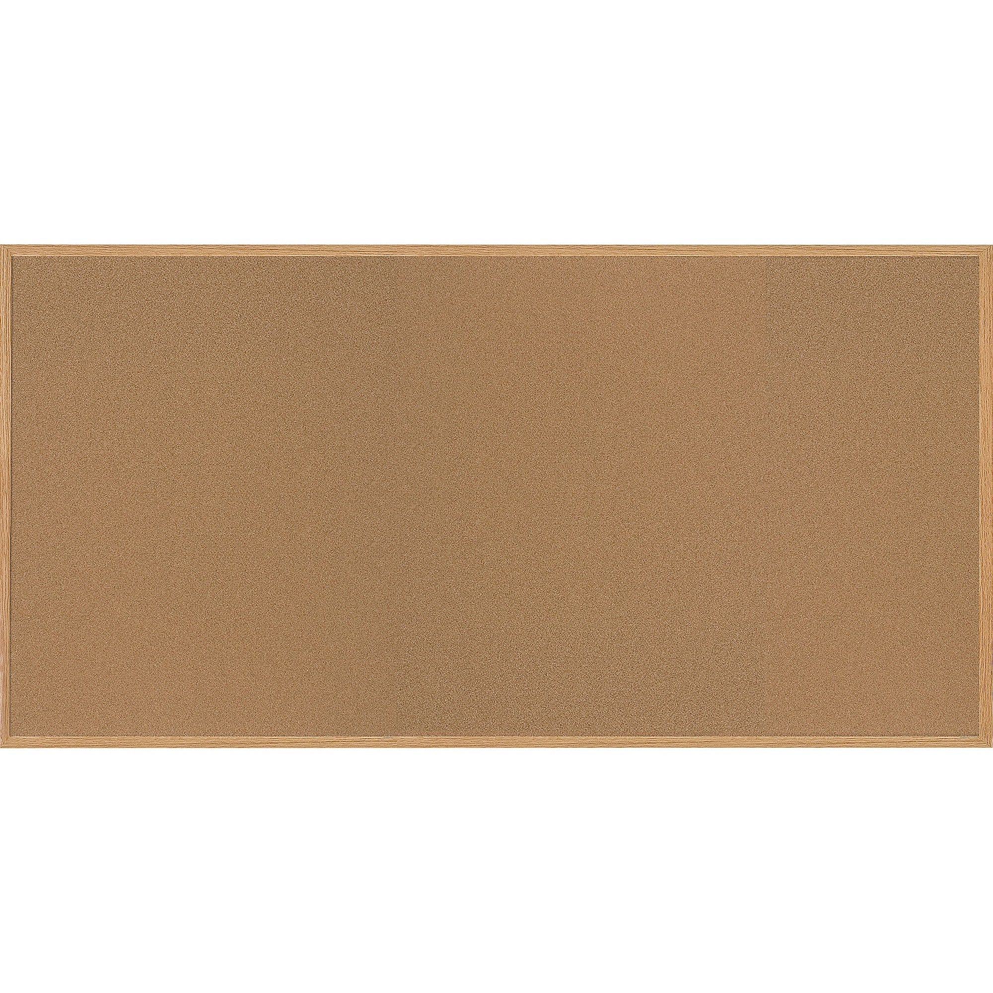 48" Board Height x 96" Board Width - Cork Surface - Self-healing - Oak Frame - 1 Each