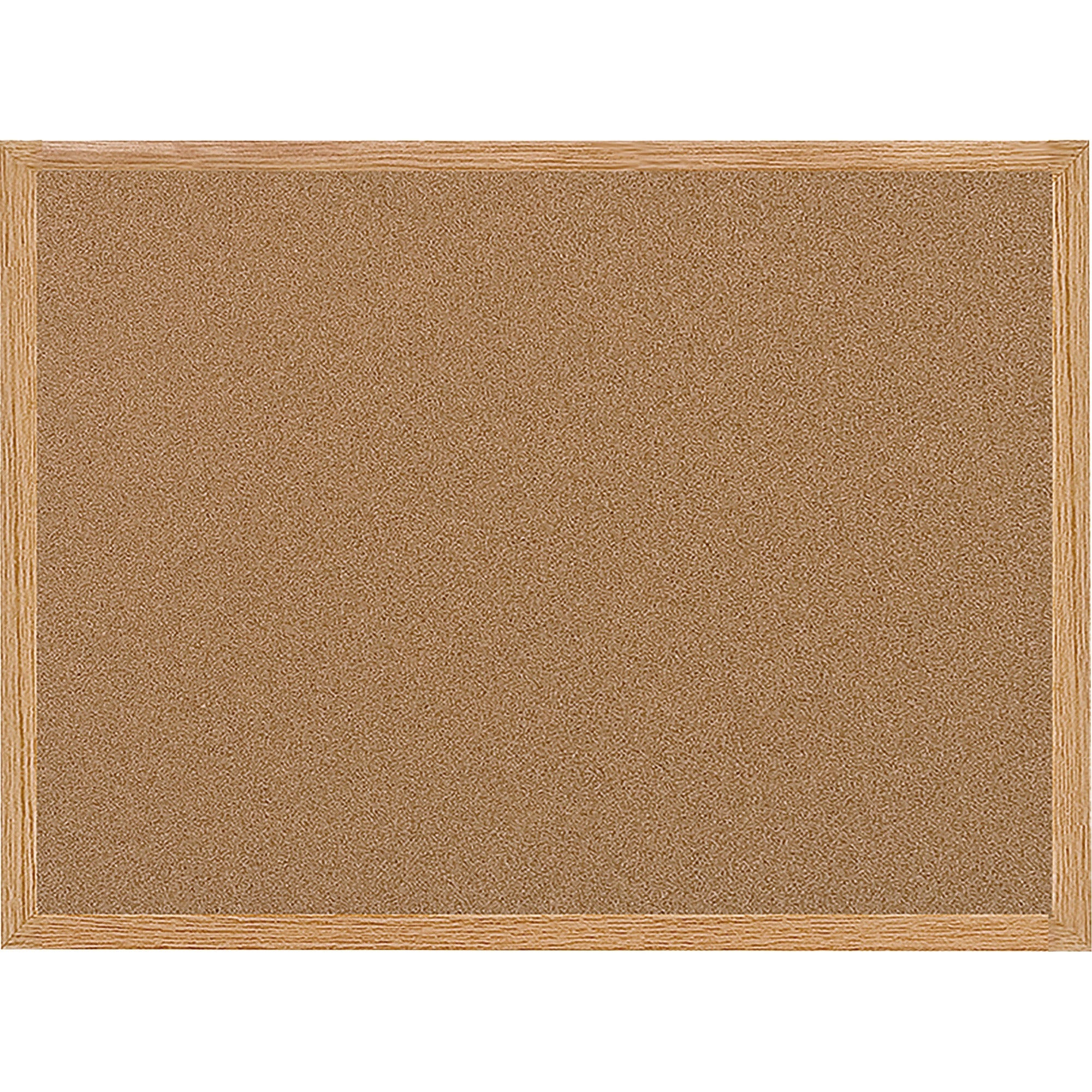 24" Board Height x 36" Board Width - Cork Surface - Self-healing - Oak Frame - 1 Each