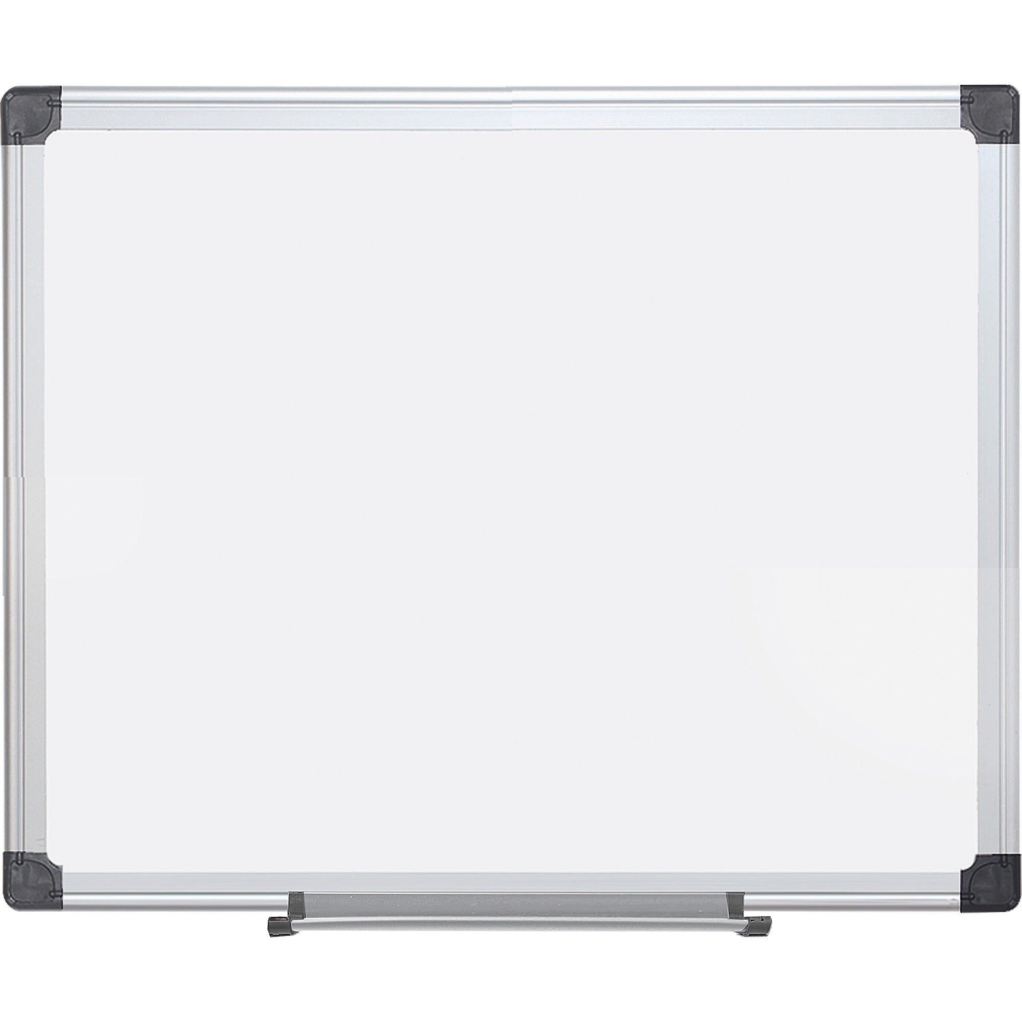 MasterVision Super Value Lacquered Steel Dry Erase Board, 36" x 24", Magnetic, Anodized Aluminum Frame, Includes Pen Tray and Mounting Hardware, 1 Each