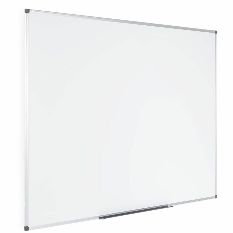 MasterVision Super Value Lacquered Steel Dry Erase Board, 36" x 24", Magnetic, Anodized Aluminum Frame, Includes Pen Tray and Mounting Hardware, 1 Each