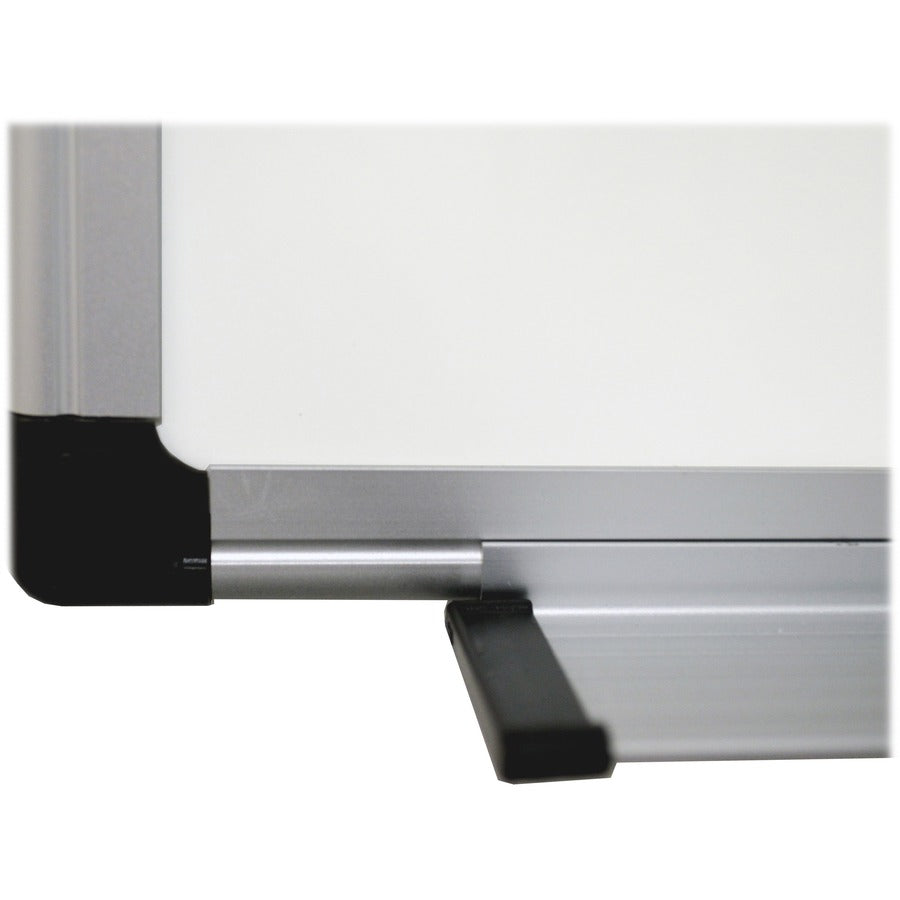 MasterVision Super Value Lacquered Steel Dry Erase Board, Magnetic, 48" x 72", Anodized Aluminum Frame, Rectangle, Horizontal/Vertical, Includes Mounting Hardware and Pen Tray, 1 Each