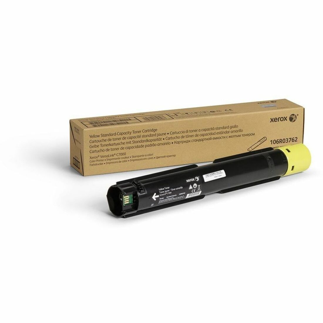 Xerox Original Standard Yield Yellow Laser Toner Cartridge, 1 Each, 3300 Pages