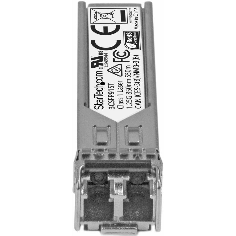StarTech.com HP 3CSFP91 Compatible SFP Tansceiver Module - 1000BASE-SX