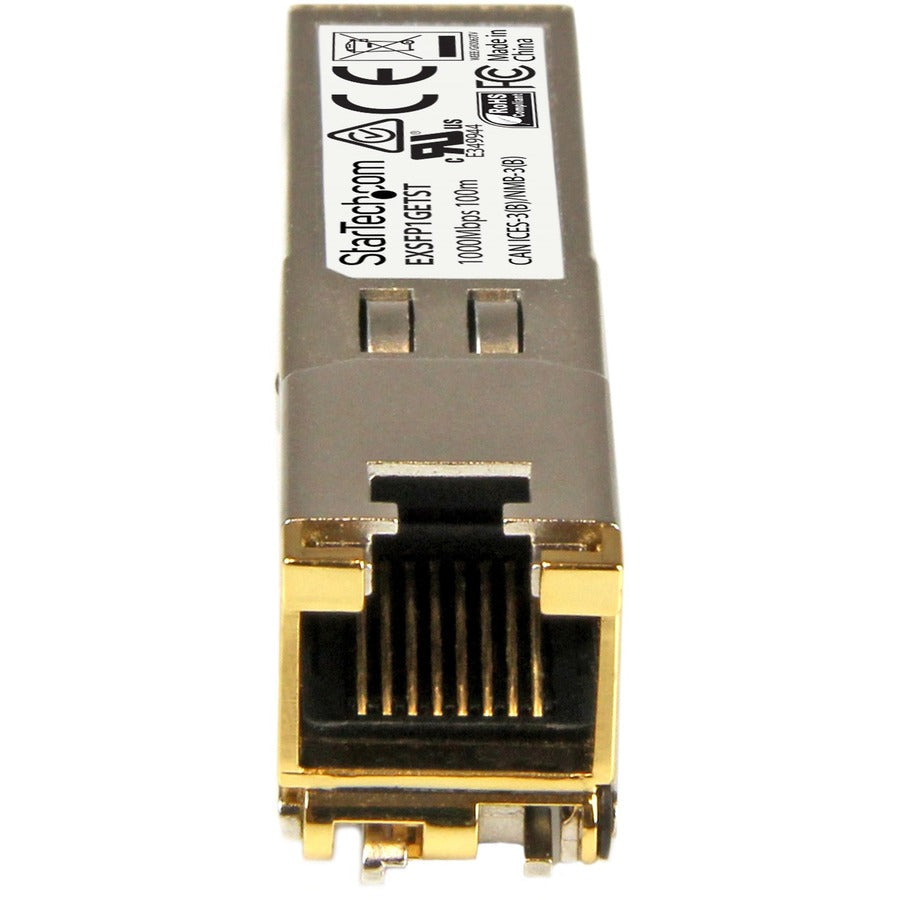 StarTech.com Juniper EX-SFP-1GE-T Compatible SFP Transceiver Module - 10/100/1000BASE-T
