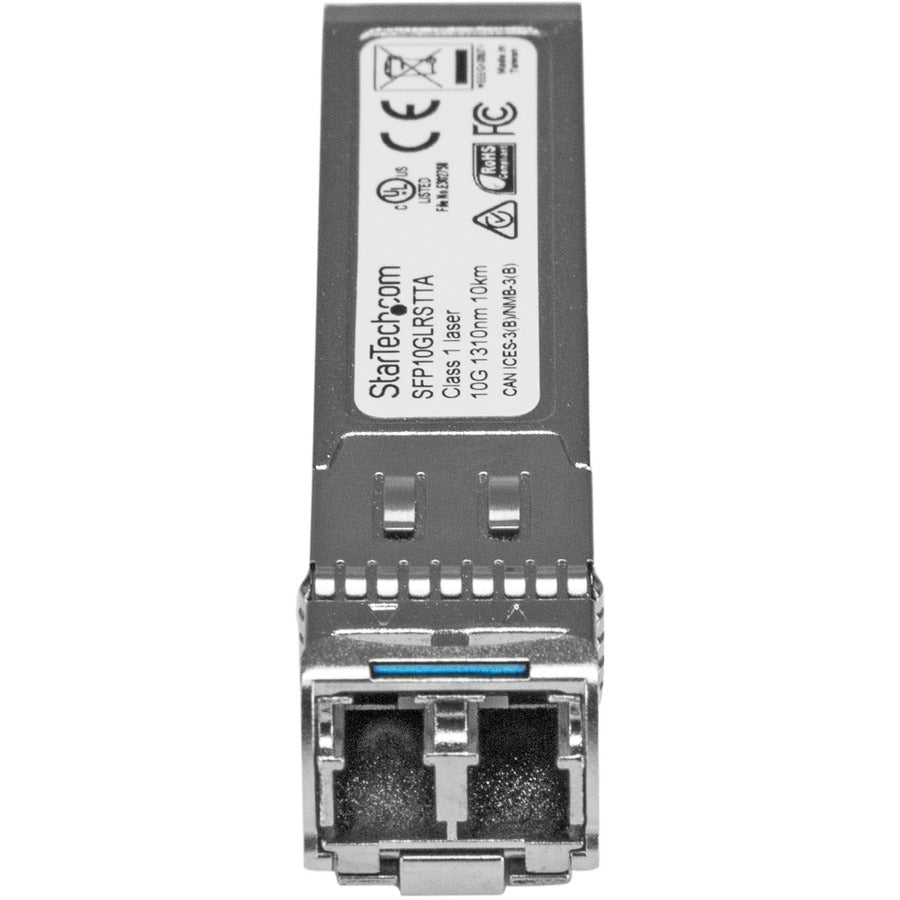 StarTech.com Cisco SFP-10G-LR Compatible SFP+ Transceiver Module, 10GBASE-LR, LC Duplex, Single-mode, 10 Gigabit Ethernet, Hot-pluggable, TAA Compliant, 1 Each