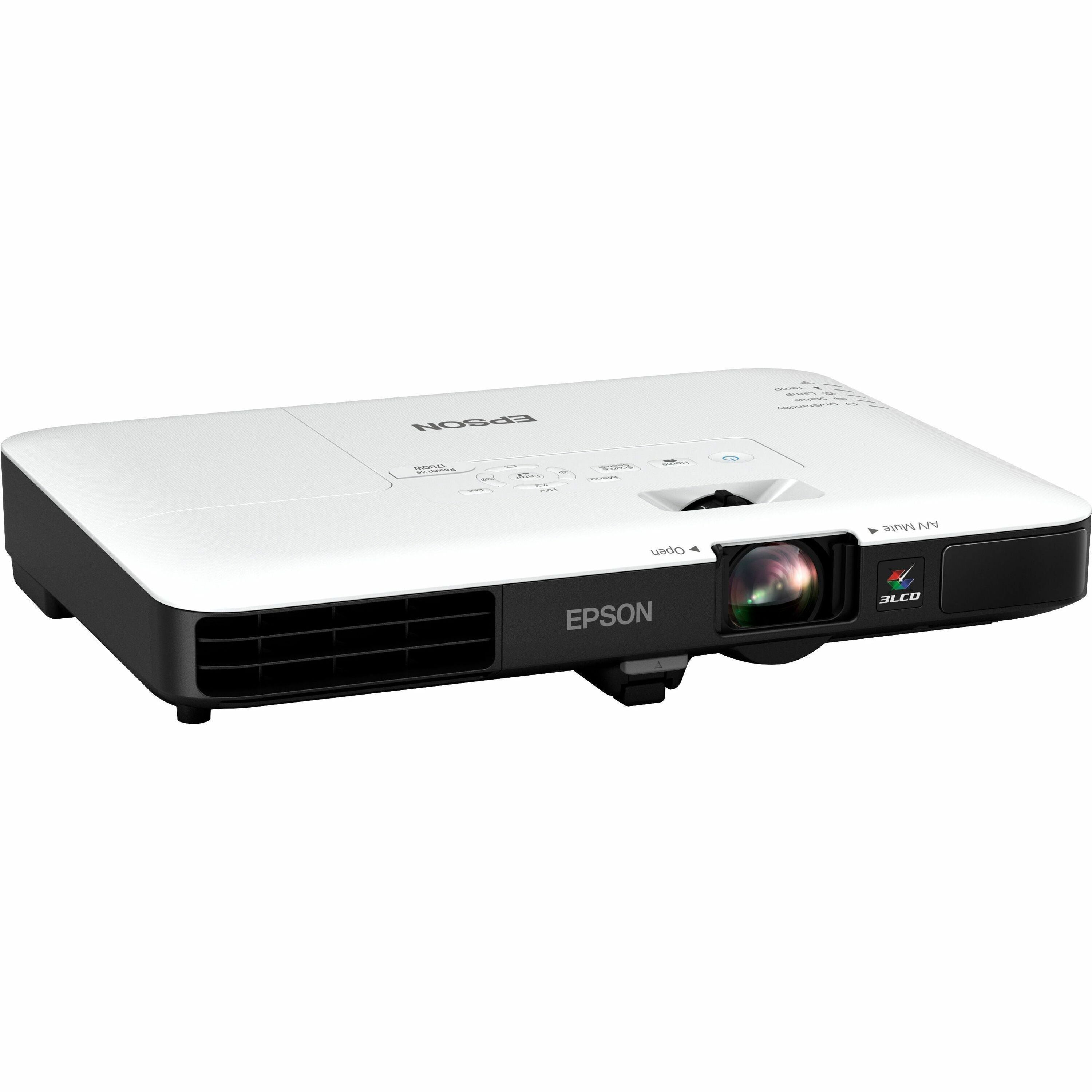 1280 x 800 - Rear, Ceiling, Front - 4000 Hour Normal Mode - 7000 Hour Economy Mode - WXGA - 10,000:1 - 3000 lm - HDMI - USB