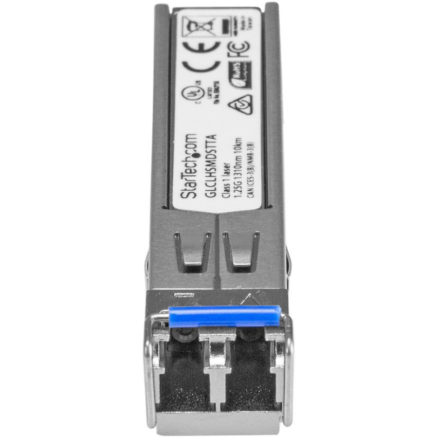 StarTech.com Cisco GLC-LH-SMD Compatible SFP Transceiver Module, 1000BASE-LX/LH, LC Duplex, 1.25Gbps, Single/Multi-Mode Fiber, Hot-Pluggable, TAA Compliant, 1 Each