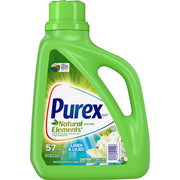 Purex Natural Elements Liquid Detergent, Linen & Lilies Scent, Hypoallergenic, Dye-Free, Skin-Friendly, 75 fl oz, Blue, 1 Each