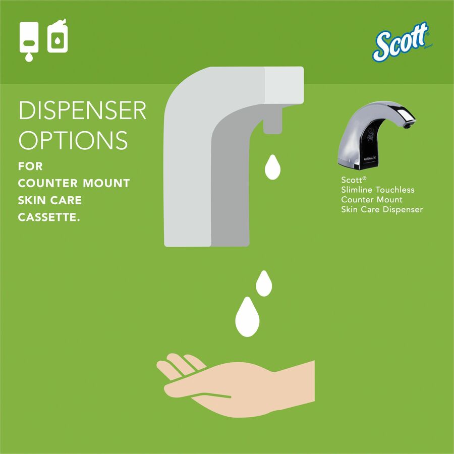 Scott Essential Green Certified Foam Skin Cleanser, Fragrance-Free, Dye-Free, 1.59 Quart, 1 Each