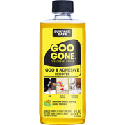 Goo Gone Gum/Glue Remover, Citrus Scent, Liquid, 8 fl oz, 12 oz Weight, Orange, 1 Each